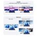 USB-C to HDMI mini dock, 2x HDMI (single 4K@30Hz dual 1080p) 2x USB A, 2x USB-C, PD up to 100W, Supports MST for Windows only,