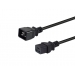Equip Netzkabel Anschl, C20 -> C19 3,00m schwarz
