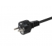 Equip Netzkabel Anschl, C18 -> Schukon, 1,80m 180°gew, sw