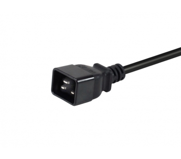 Multiprise Equip Netzkabel Anschl, C20 -> C19 3,00m schwarz