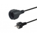 Equip Netzkabel Anschl, Schuko -> CEE7/3 5,00m schwarz