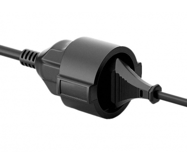Multiprise Equip Netzkabel Anschl, Schuko -> CEE7/3 5,00m schwarz