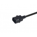 Equip Netzkabel Anschl, C14 -> CEE7/3 0,25m schwarz