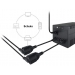 Equip Netzkabel Anschl, C14 -> CEE7/3 0,25m schwarz
