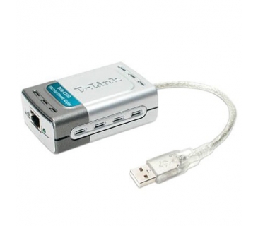 Adapter CPL D-Link Converter/USB 2.0>F+ENet RJ45 - D-Link