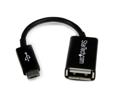 Câble USB 4in Micro USB to USB OTG Host Adapter M/F - Startech