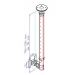 Newstar LCD Ceilingmount C100 Ceiling, 10-26 , 12kg, 4 moves - Newstar