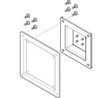 Fixation TFT LCD TV Newstar Conversion plate VESA100 VESA75 to VESA100 mm - Newstar