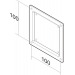 Newstar Conversion plate VESA100 VESA75 to VESA100 mm - Newstar