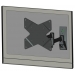 Newstar LCD wall mount W835 10-40 ,20 kg,tilt/3pivot,bl - Newstar