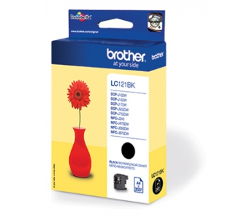 Cartouche d encre Brother LC-121 inktcartridge Black 300 pages - Brother