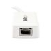 USB 3.0 to Gigabit Ethernet Adapter NIC w USB Port - White - Startech