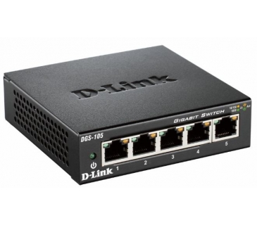 Hub Switch D-Link Switch/5xF+ Gigabit ENet IEE 802.3x - D-Link