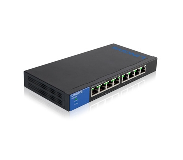 Hub Switch Linksys Unmanaged Switches PoE 8-port