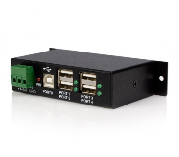 HUB Adapter USB / A / C Multi MOUNTABLE 4 PORT RUGGED INDUSTRIAL USB HUB UK - Startech