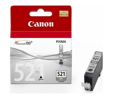 Cartouche d encre Canon CLI-521G inktcartridge Gray standard capacity 9ml 1.370 Pages - Canon