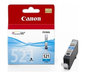 Cartouche d encre Canon CLI-521C inktcartridge Cyan standard capacity 9ml 505 Pages - Canon