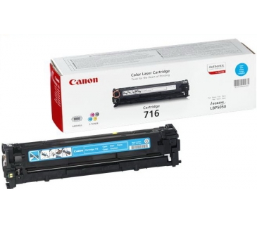 Toner Canon 716 tonercartridge Cyan 1.500 - Canon