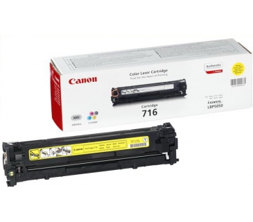 Toner Canon 716 tonercartridge Yellow 1.500 - Canon
