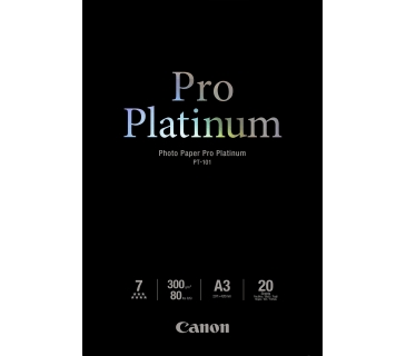Papier Canon PT-101 A3 20SH Pro Platinum Photo Paper - Canon