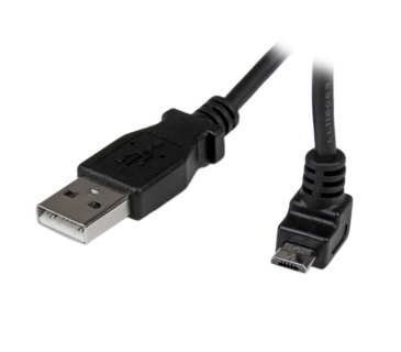 Câble USB 1m Micro USB Cable - A to Up Angle Micro B - Startech