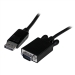 3 ft DisplayPort to VGA Adapter Converter Cable DP to VGA 1920x1200 Black - Startech