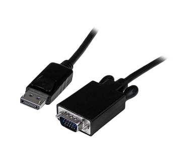 Câble USB 3 ft DisplayPort to VGA Adapter Converter Cable DP to VGA 1920x1200 Black - Startech