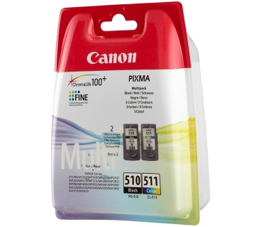 Cartouche d encre Canon PG-510 / CL-511 MULTI PACK SEC VALUE PACK BlisterED - Canon