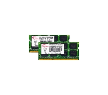 Mémoire pour portable G.Skill SO DDR3 8GB PC 1066 CL7 G.Skill/APPLE (2x4GB) 8GBSQ KIT - G.Skill