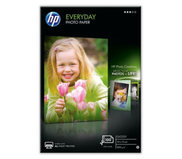 Papier HP Everyday Glossy Photo Paper 100 sht / 10 x 15 cm - HP
