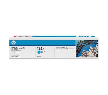 Toner HP Toner/126A Cyan LaserJet Print Cart - HP