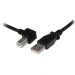1m USB 2.0 A to Left Angle B Cable MM - Startech