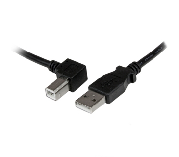 Câble USB 1m USB 2.0 A to Left Angle B Cable MM - Startech