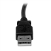 1m USB 2.0 A to Left Angle B Cable MM - Startech