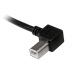 1m USB 2.0 A to Left Angle B Cable MM - Startech