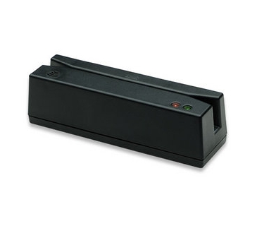 Code barre Manhattan Magnetkartenscanner Manhattan, USB, drei Spuren Black ret
