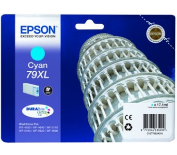 Cartouche d encre Epson Ink Cart/Singlepack Cyan 79XL DURABrite - Epson