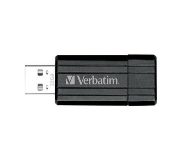 Mémoire USB Verbatim USB Memory/32GB Pinstripe Black