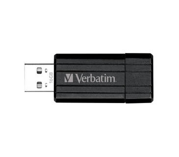 Mémoire USB Verbatim USB Memory/16GB Pinstripe Black