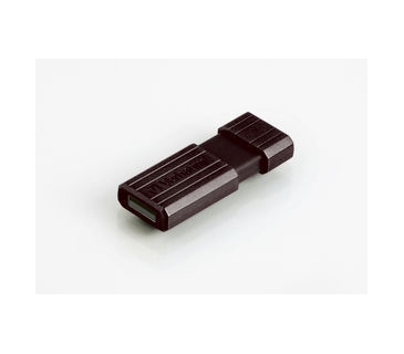 Mémoire USB Verbatim USB-Stick 64GB Verbatim 2.0 Pin Stripe black