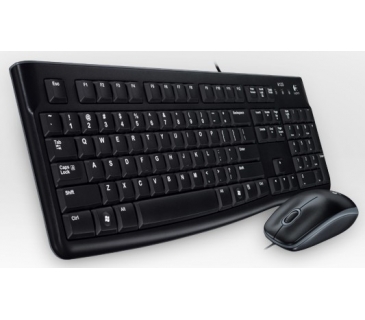 Clavier Logitech Kit Clavier Souris KB - DT MK120 Wired, BE-Layout - Logitech