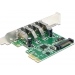 Controlleur Delock PCI Expr Card4x USB3.0 ext +LowProfile - Delock