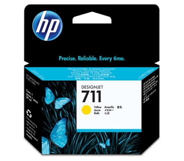 Cartouche d encre HP Ink Cart/711 29-ml Yellow - HP