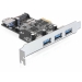 Controlleur Delock PCI Expr Card3x extern 1x intern USB3.0 - Delock