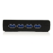 4 PORT Black SUPERSPEED USB 3.0 HUB UK - Startech