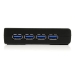 4 PORT Black SUPERSPEED USB 3.0 HUB UK - Startech