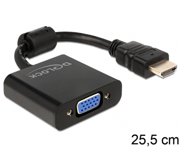 Adaptateur Ecran Delock AdapterkabelHDMI-A - VGA 15Pin St/Bu - Delock