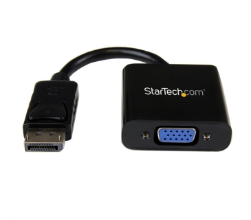 Adaptateur Ecran Startech DisplayPort 1.2 to VGA Adapter Converter - DP to VGA Converter with DisplayPort 1.2 Support - Connect your DisplayPort computer to a VGA Projector or Monitor - Black - 1920x1200 - Startech
