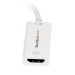 Startech Mini DisplayPort to HDMI 4K Audio / Video Converter - mDP 1.2 to HDMI Active Adapter for Mac Book Pro / Mac Book Air - 4K Ultra HD Video Adapter - 4K 30Hz - White For Apple Mac - Startech