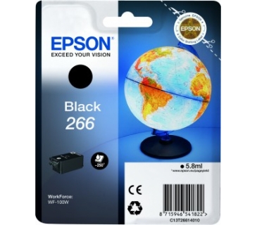 Cartouche d encre Epson InkCart/266 Black f WF-100W - Epson
